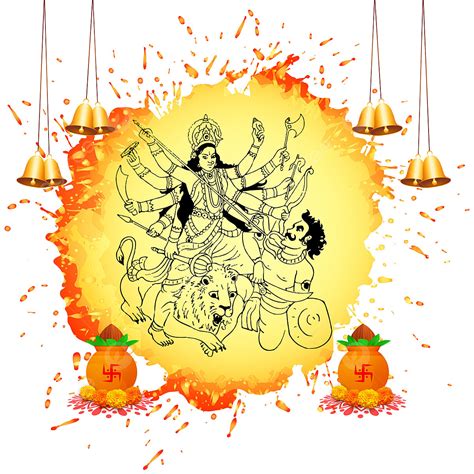 Indian Bengali Festival Durga Puja Dhunuchi Dance PNG, Vector, PSD, and Clipart With Transparent ...