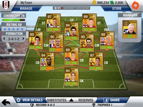 FIFA 13 Ultimate Team for iOS – FIFPlay