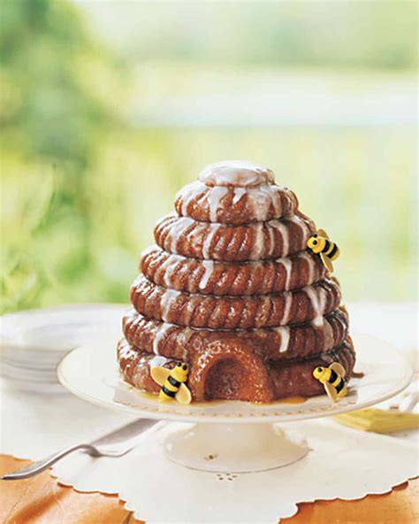 Honey-Glazed Beehive Cake Recipe | Martha Stewart