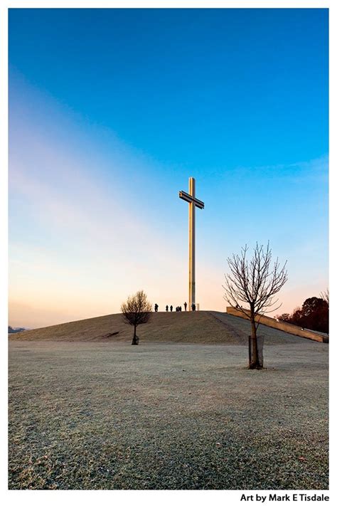 Heavenly Light On The Papal Cross- Irish Art Print