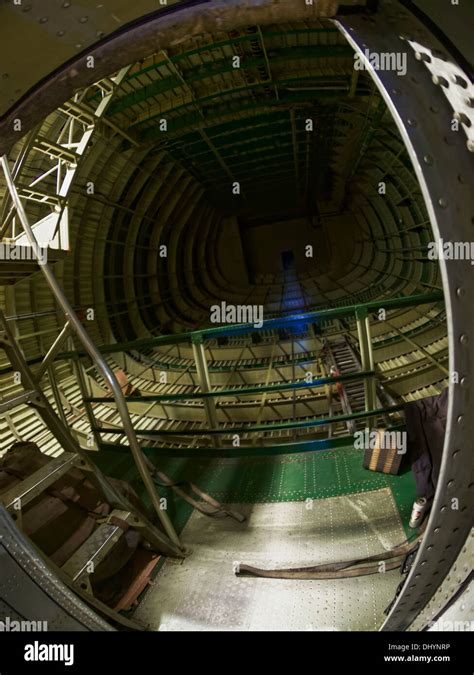 Inside view of the Antonov An-225 Mriya tail. The view is through the ...