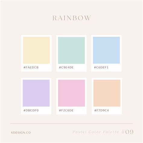 21 Beautiful Pastel Color Palette Examples with Color Codes