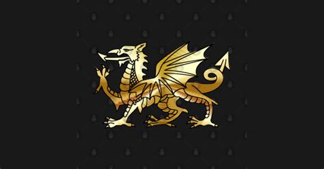 Welsh Dragon Flag, Wales Dragon Flag - Welsh - Sticker | TeePublic