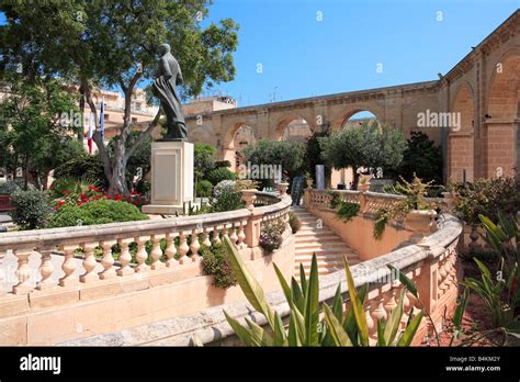 Upper Barrakka Gardens Valletta Malta Stock Photo - Alamy