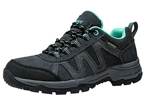 Reviews for riemot Women's Men's Hiking Shoes Waterproof Lightweight Walking Trekking Camping ...