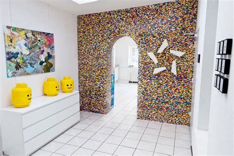 DIY Lego Wall Built for an Office | Designs & Ideas on Dornob