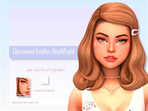 Sims 4 cc hair with highlights - daxchamp