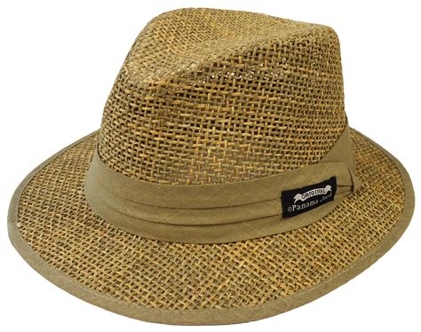 Panama Jack Men's Matte Seagrass Safari Hat (Large) - Walmart.com - Walmart.com