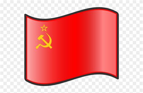 Soviet Russian Flag Clipart - Soviet Union Flag Emoji - Free Transparent PNG Clipart Images Download