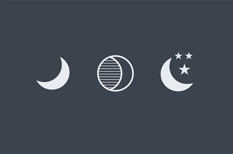 15 Moon Icons | Moon icon, Moon logo, Moon