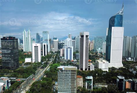 Jakarta skyline 823495 Stock Photo at Vecteezy