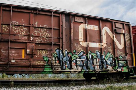 Freight Train Graffiti - Katrina Olson