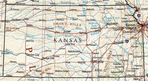 Kansas Reference Map