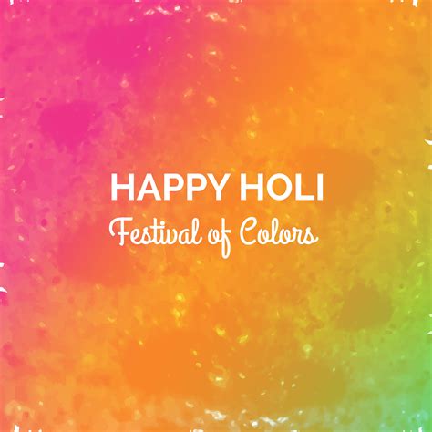 Festival of Colors happy holi celebration card vector 381774 Vector Art ...