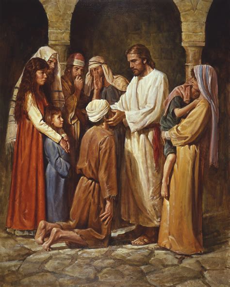 “Christ Healing the Blind Man,” by Del Parson