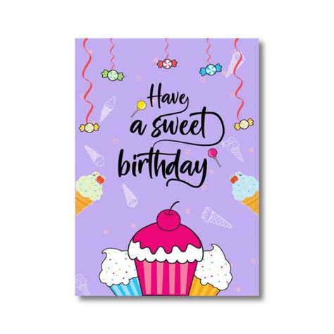 Buy Festiko®Greeting Card for Birthday - HAVE A SWEET BIRTHDAY- Cards - Happy Birthday Card for ...