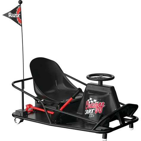 Razor Crazy Cart XL - 36V Electric Drifting Go Kart - Variable Speed, Up to 14 mph, Drift Bar ...