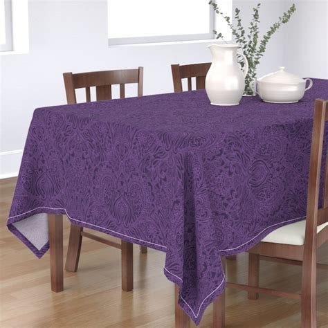 Purple Tablecloth - Etsy