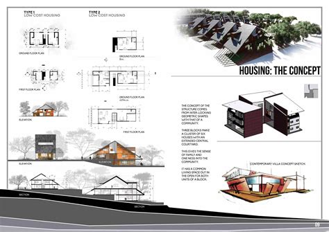 undergraduate architecture portfolio on Behance Portfolio Design ...