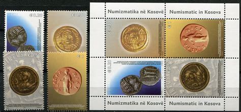 2006 Kosovo Old Coins NHM set and MS – BalkanPhila