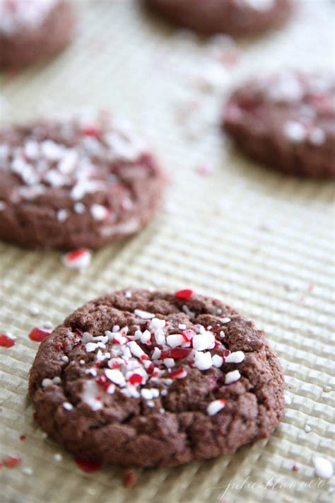 Chewy Chocolate Peppermint Cookies | Julie Blanner