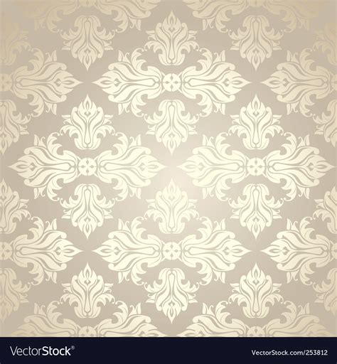 Vintage damask wallpaper Royalty Free Vector Image