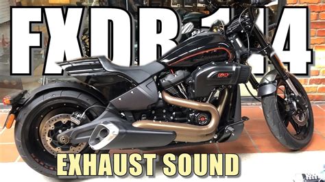 Harley Davidson FXDR 114 Exhaust Sound at The Gasket Alley - YouTube