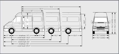 Sprinter dimensions | Wohnmobil umbau, Sprinter van, Mercedes sprinter