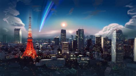 Anime City Scenery Wallpapers - Top Free Anime City Scenery Backgrounds - WallpaperAccess