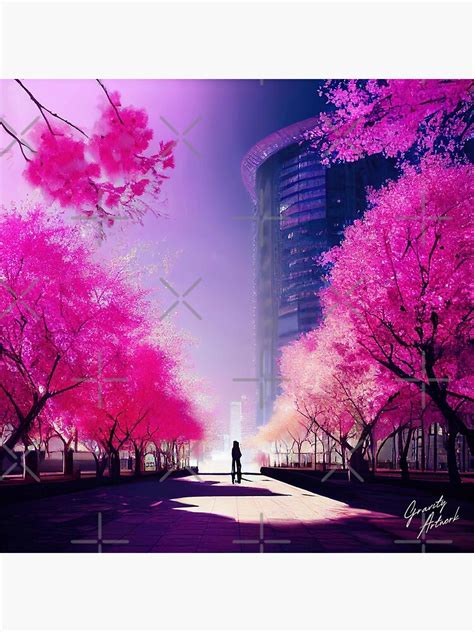 "Sakura Tokyo - AI Art " Poster for Sale by Gravity-Artwork | Redbubble