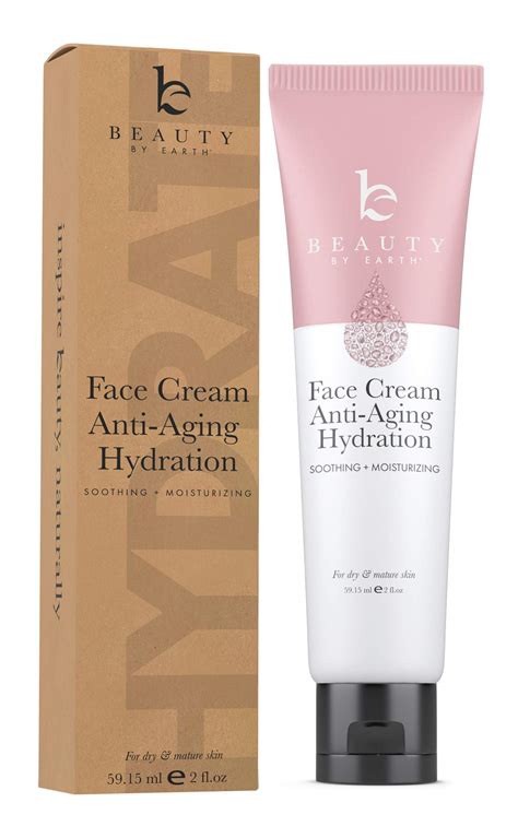 Beauty by Earth Face Cream Anti Aging Hydration - Natural & Organic Ingredients, Face ...