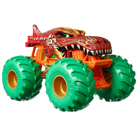 Hot Wheels Monster Trucks Mega-Wrex 1:24 Scale Vehicle - Walmart.com - Walmart.com