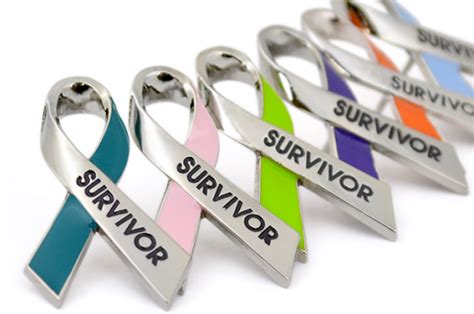 Cancer Survivor Ribbon Pin - Choose Hope