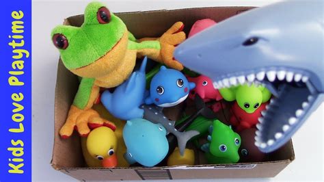 Box of Toys - Full Box of Sea Animals for Kids Fun Playtime and Learning - Sea Animals for ...