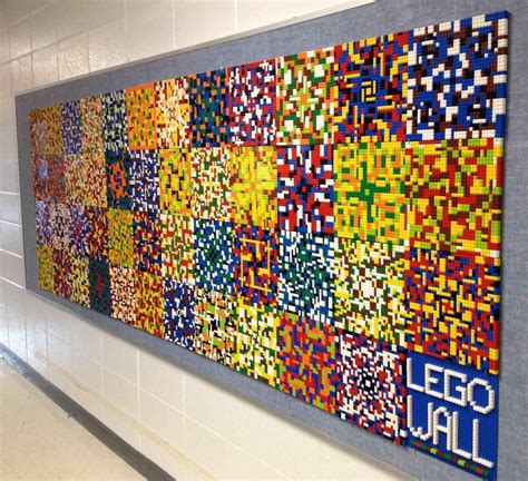 Lego Mosaics at the Brickworld Convention | Lego wall, Lego wall art, Lego mosaic