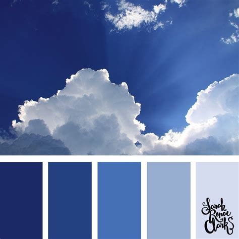 Classic Blue Sky // 25 color palettes inspired by spectacular skies - Sarah Renae Clark ...