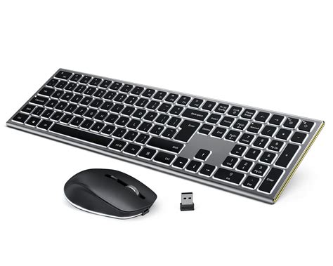 Buy Seenda Wireless Backlit Keyboard and Mouse Combo, Full Size ...