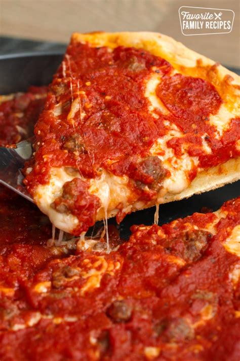 Gino's East Deep Dish Pizza - Chicago Style Pizza Copycat Recipe