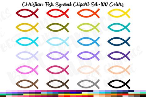 Christian Jesus Fish Symbol Religious Christian Fish Clipart