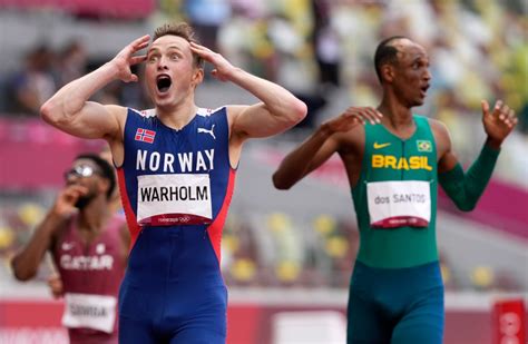 Karsten Warholm shatters world record in men’s 400-meter hurdles win at ...