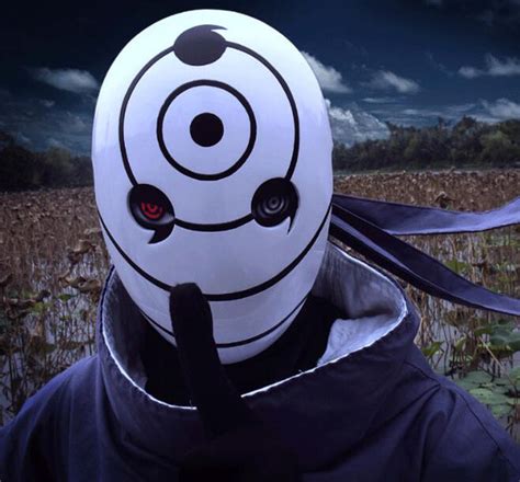 Anime Naruto Mask Uchiha Madara White Mask Resin Halloween Mask