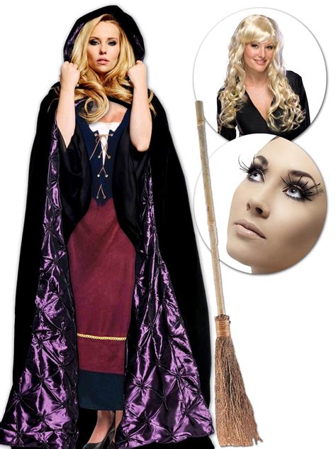 Hocus Pocus Blonde Witch Costume Kit - Walmart.com - Walmart.com