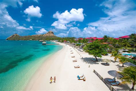 The Overwater Bungalows at the Sandals Grande St. Lucian