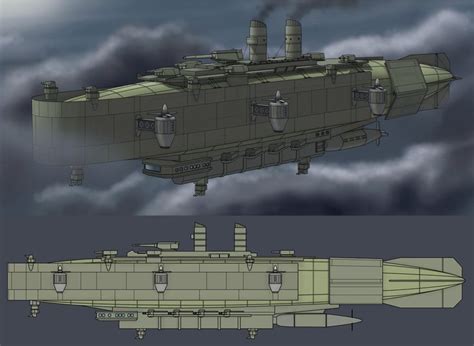 Alkirian Sky Kingdom Battleship (Assault) by Lionel23.deviantart.com on @DeviantArt | Battleship ...