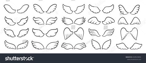 Angel Wings Clipart Black And White