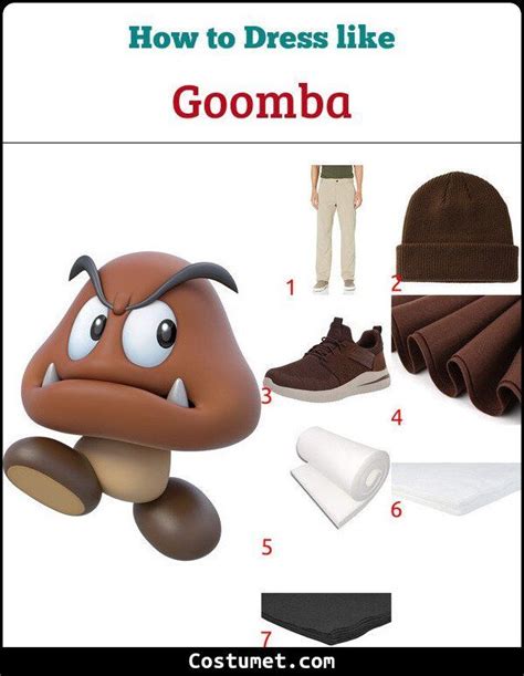 Goomba (Super Mario) Costume for Cosplay & Halloween 2023 | Mario costume, Super mario costumes ...