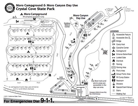 Moro Canyon Map | Crystal Cove