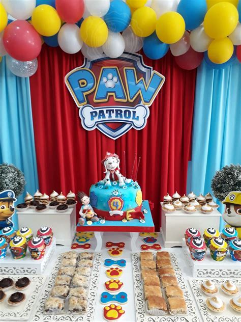 4 Th years - Paw Patrol - Joaquin / Birthday "Joaquin's Paw Patrol 4th birthday party" | Catch ...