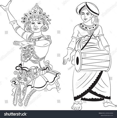 Sri Lankan Traditional Dancer: Over 58 Royalty-Free Licensable Stock Illustrations & Drawings ...