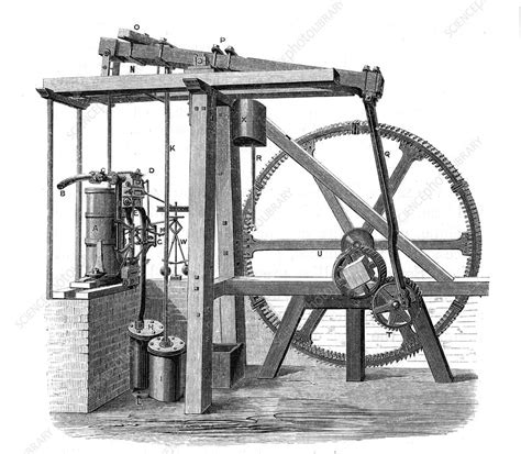 James Watt's prototype steam engine 'Old Bess', c1778 - Stock Image - C045/1284 - Science Photo ...